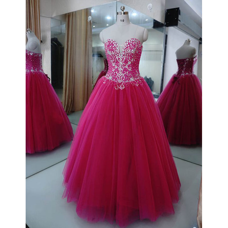 Pink Sparkly Sweet 16 Dresses