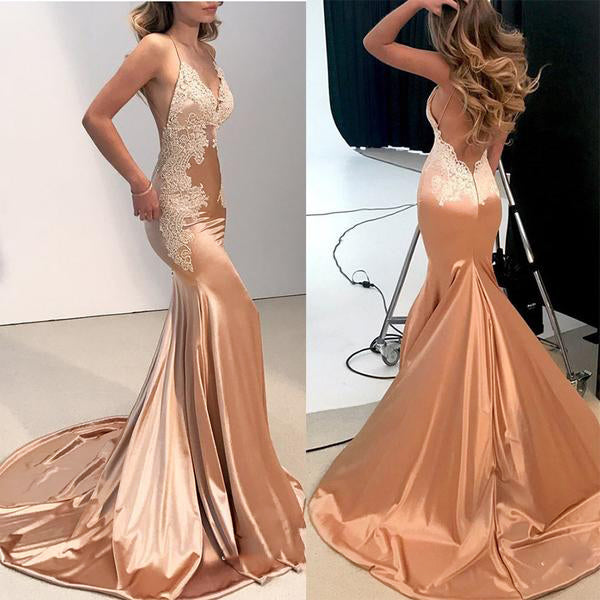 Rose gold clearance prom dresses 2018