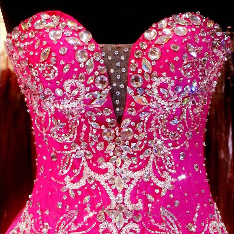 Fuchsia Sweet 15 Dresses