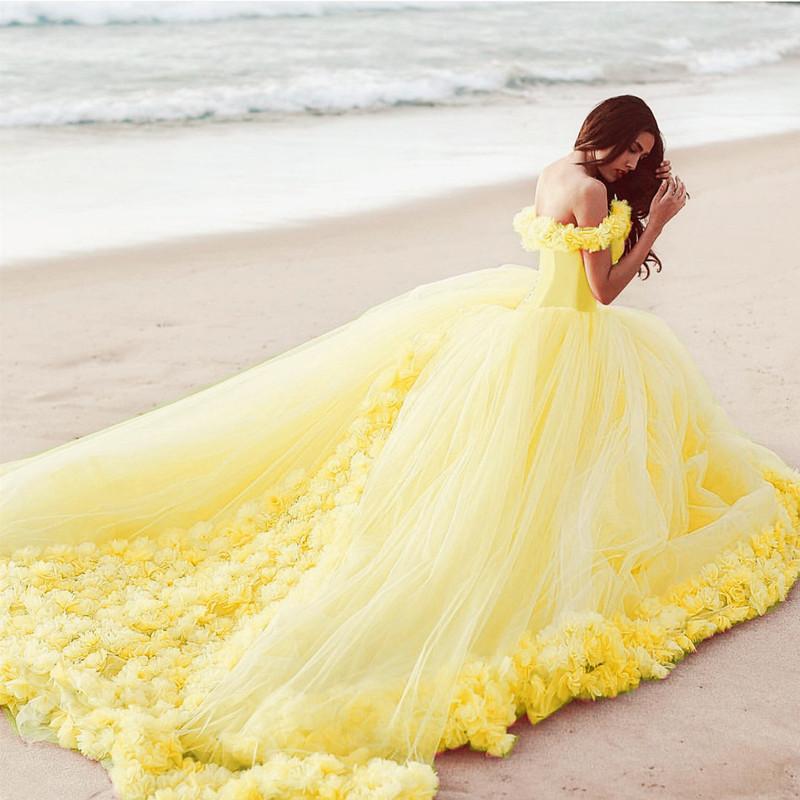 Yellow Sweet 15 Dresses