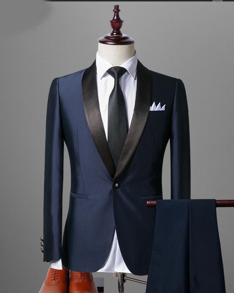 High-End Suits Men Suit 3 Pieces Slim Fit, Two India | Ubuy