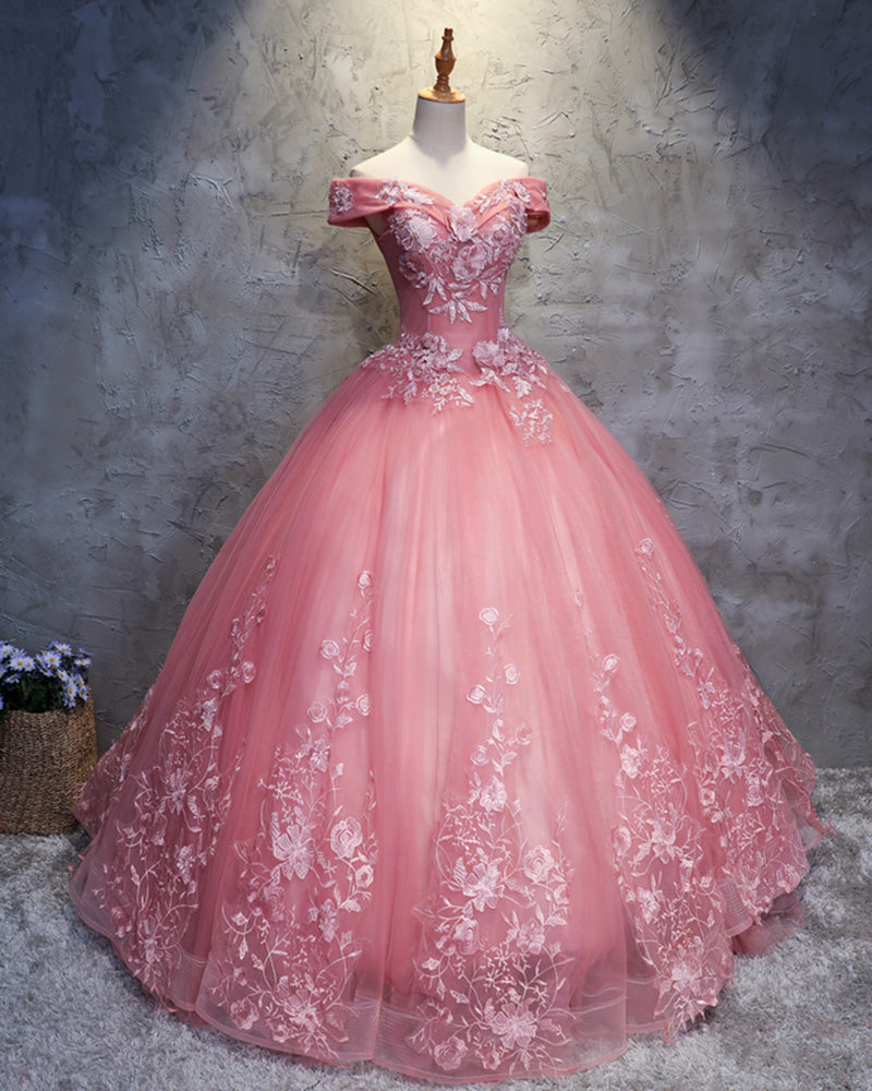 Pink Sweet 15 Dresses