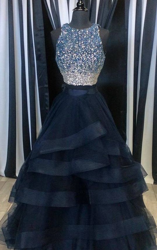 Navy Blue Army Ball Dresses