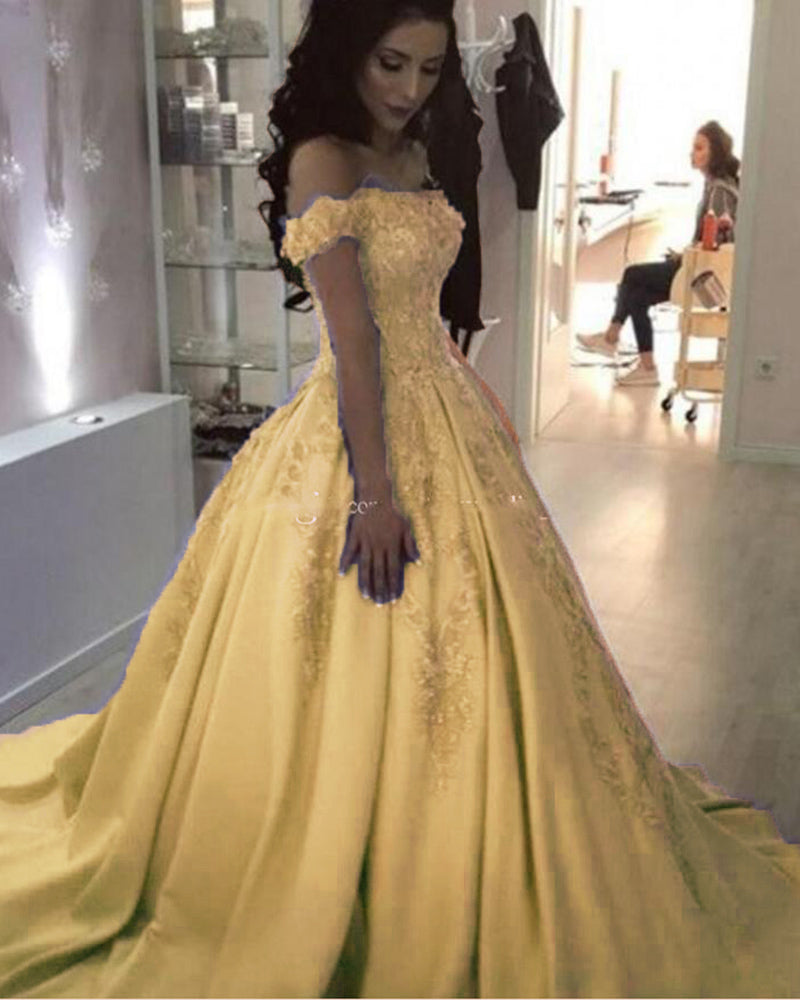 Yellow Sweet 15 Dresses