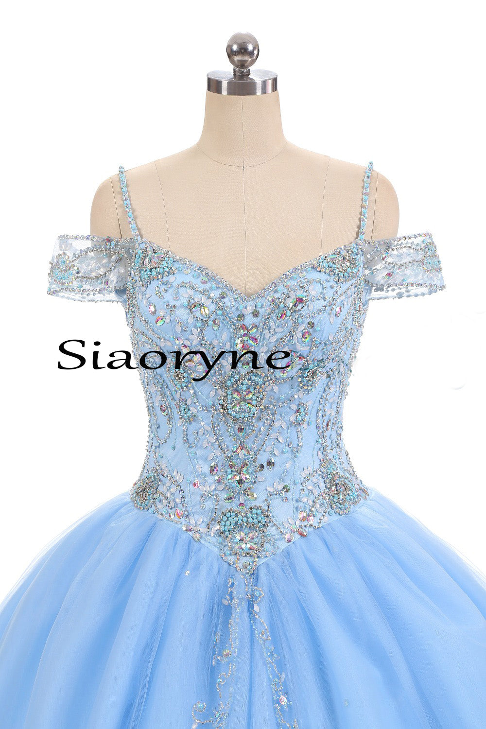 Icy Blue Sweet 16 Dresses