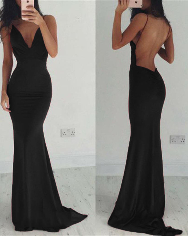 Skin Tight Long Prom Dresses