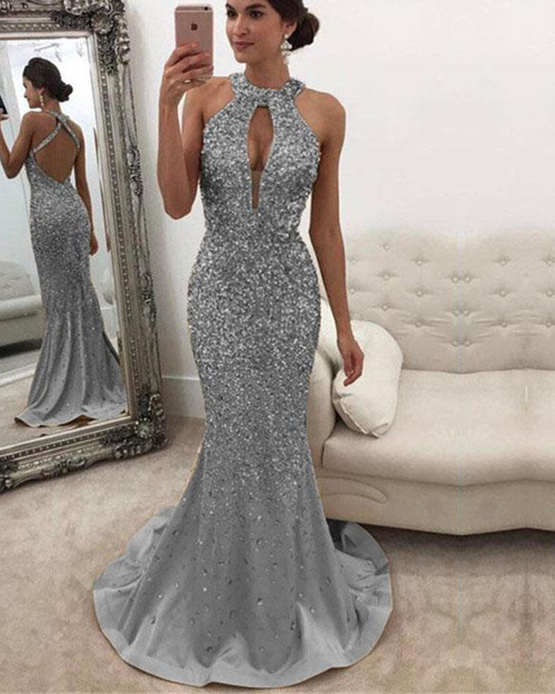 Silver Pageant Dresses