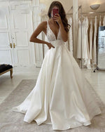 Simple ivory outlet wedding dress