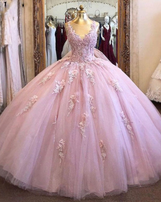 princess pink ball gown