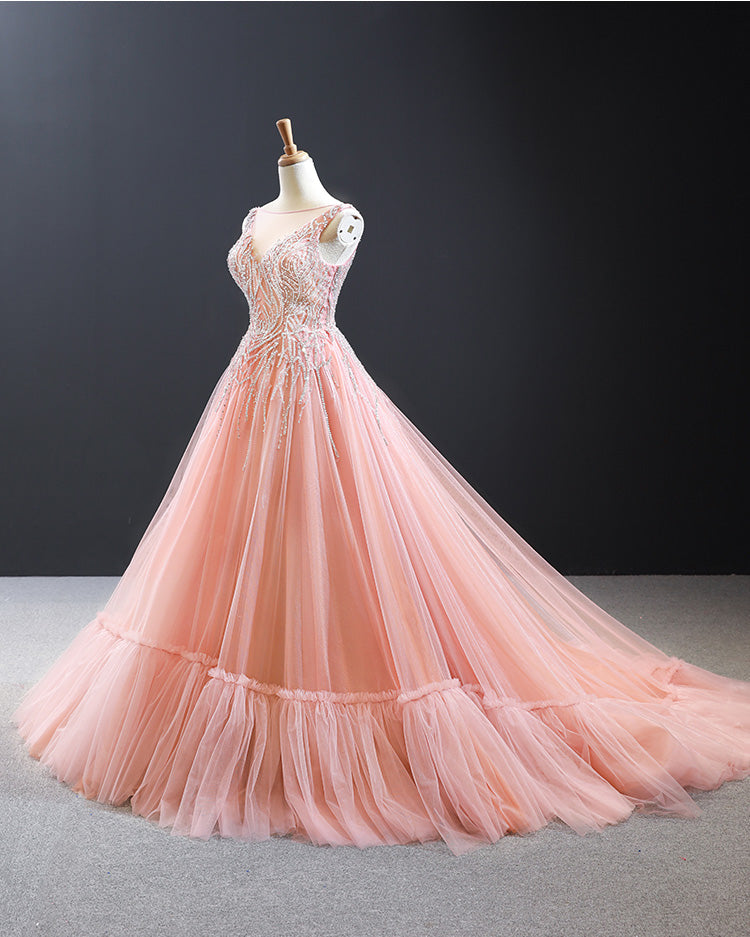 Princess Pink Ball Gown Wedding Dress Ball Goqn Quinceanera Sweet 16 P Siaoryne 