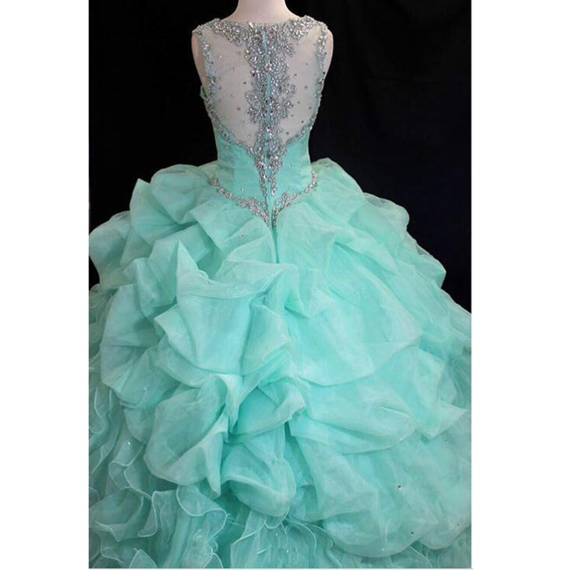 puffy mint green 15 dresses