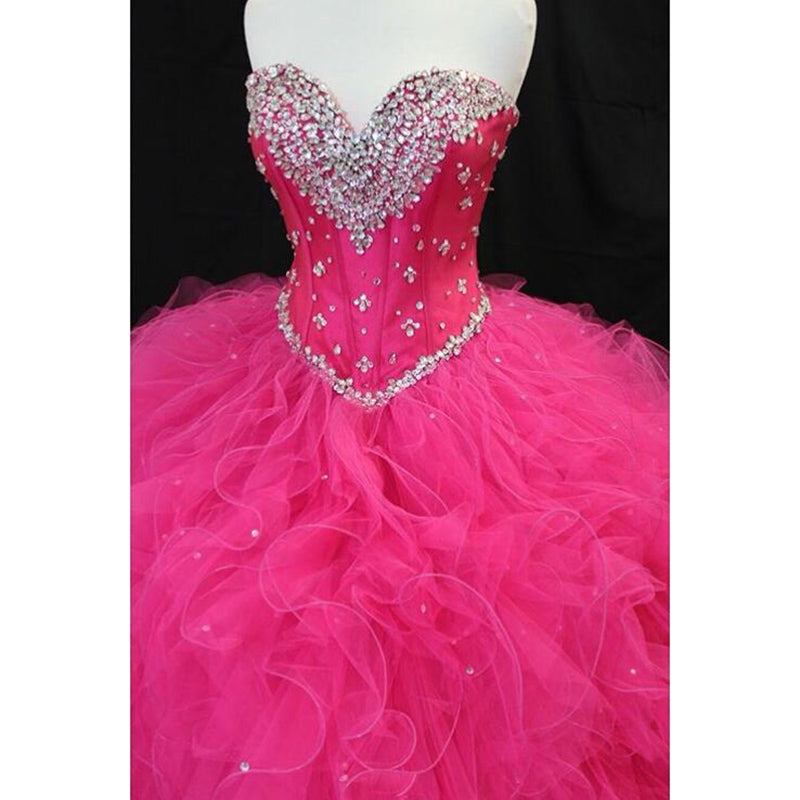 Fuchsia Sweet 15 Dresses