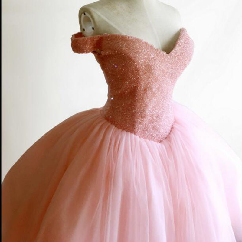 Pink Short Puffy Dress