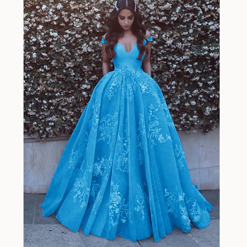 Big Blue Wedding Dresses