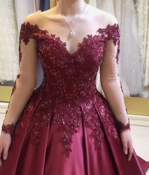 Maroon Sweet 16 Dresses