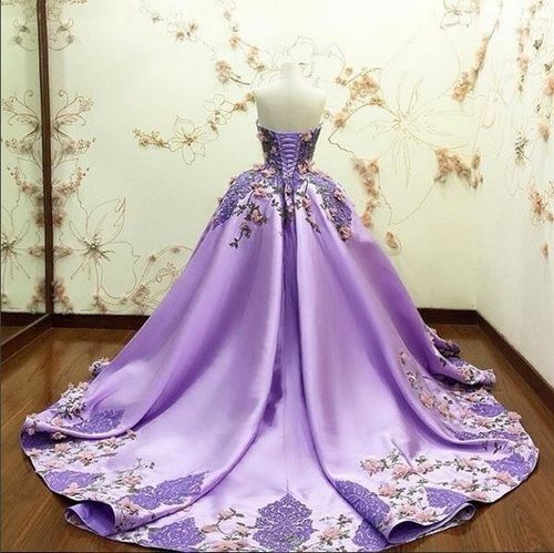 Wedding hotsell dress lilac