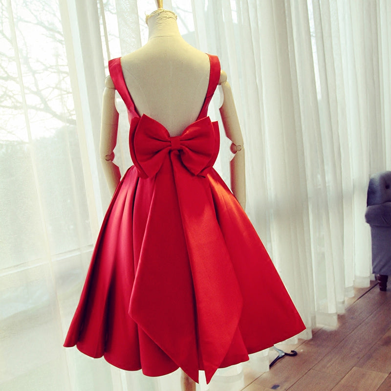 Red 8th store grade prom dresses